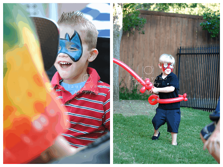 Party Super Hero Face Painting Balloon Sword