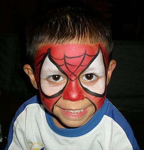Spiderman Party Face Painting