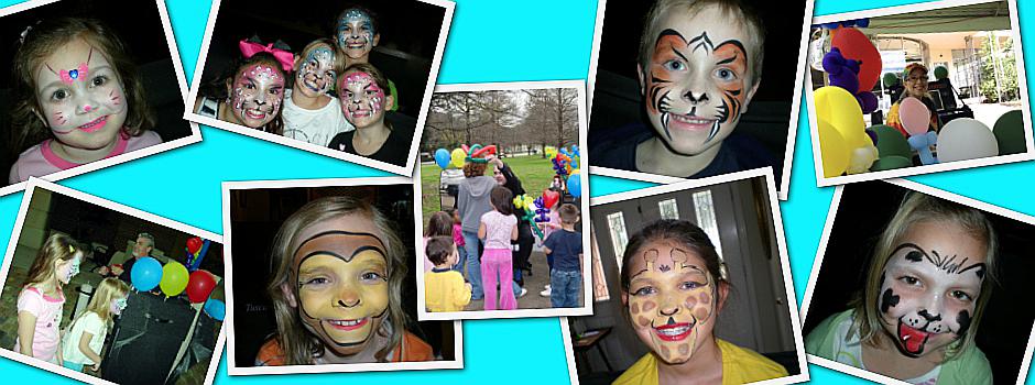 Face Painting and Balloon Sculpture Image Banner