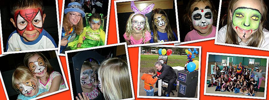Pictures of Balloon Sculpture and Face Painting